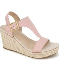 Kenneth Cole - Card Sandals Wedge Heel Espadrille Lion523 - Lyst