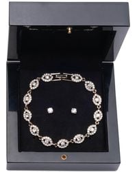 Givenchy - 2-pc. Set Stone & Crystal Link Bracelet & Crystal Stud Earrings - Lyst