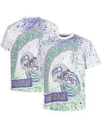 Mitchell & Ness - Seattle Seahawks Big And Tall Allover Print T-shirt - Lyst