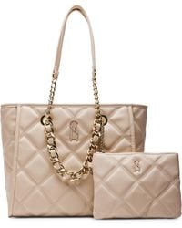 Steve Madden - Katt Faux Leather Quilted Tote - Lyst