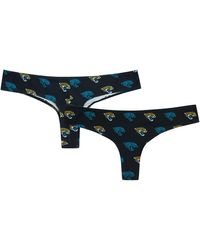 Concepts Sport - Jacksonville Jaguars Record Allover Print Knit Thong - Lyst