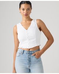 Levi's - Teagan Mini Eyelet Blouse - Lyst