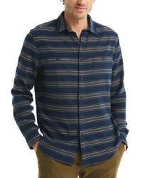 Nautica - Plaid Straight Collar Shirt - Lyst