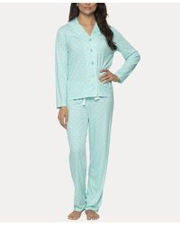 Felina - Jessie 2 Pc. Long Sleeve Pajama Set - Lyst