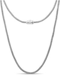 DEVATA - Foxtail Round 2.5mm Chain Necklace - Lyst