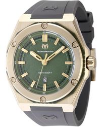 TechnoMarine - Tm-416092 Coral Quartz Olive Green Dial Watch - Lyst