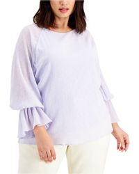 alfani bell sleeve top