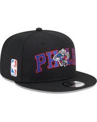 KTZ - Philadelphia 76ers Logo Blend 9fifty Snapback Hat - Lyst