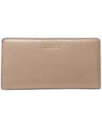 Michael Kors - Michael Bryant Large Slim Leather Snap Wallet - Lyst