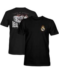 Screenprint Emblems 1863fc Real Madrid Emblem Heavyweight T-shirt in Black for Men | Lyst