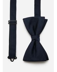 Mango - Microstructure Classic Bow Tie - Lyst