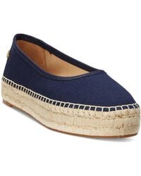 Ralph Lauren - Luize Espadrille Ballet Flats - Lyst
