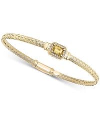 Macy's - Garnet & White Topaz (1/5 Ct. T.w. - Lyst