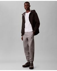 Calvin Klein - Monogram Logo Fleece joggers - Lyst