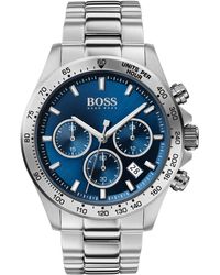 BOSS - Boss Hero Stainless Steel Bracelet Watch - Lyst