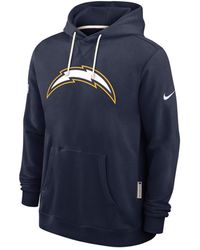Nike - Los Angeles Chargers Alternate Super Chargers Sideline Performance Pullover Hoodie - Lyst