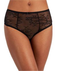 INC International Concepts Cheeky Lace Brief Underwear, Created For Macy's - Black