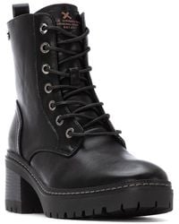 Xti - Combat Booties - Lyst