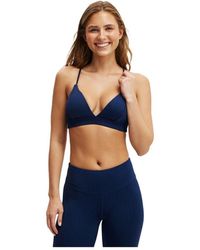 Cotton On - Active Pinstripe High Apex Crop - Lyst