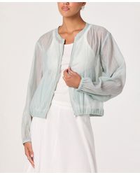 Astr - Aeva Round Neck Bomber Jacket - Lyst