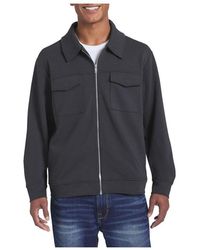 DKNY - Empire Knit Zip-up Jacket - Lyst