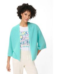 Olsen - Openfront Cropped Cardigan - Lyst