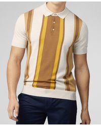 Ben Sherman - Vertical Stripe Polo Shirt - Lyst