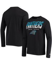 KTZ - Carolina Panthers Combine Authentic Split Line Long Sleeve T-shirt - Lyst