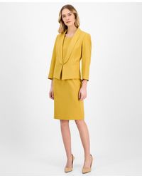 Le Suit - Shawl-collar Jacket & Sleeveless Dress Suit - Lyst