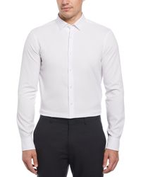 Perry Ellis - Slim-fit Stretch Tonal Glen Plaid Button-down Shirt - Lyst