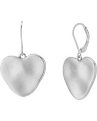 Robert Lee Morris - Heirloom Charms Heart Drop Earrings - Lyst