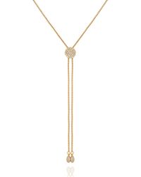 Vince Camuto - Pave Slider Bolo Necklace - Lyst