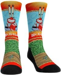 Rock Em Socks - And Spongebob Squarepants Mr. Krabs Showtime Crew Socks - Lyst