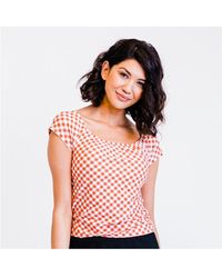 Calypsa - Plus Size Zoey Crop Swim Top - Lyst