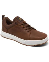 Timberland - Maple Grove Leather Low Casual Sneakers From Finish Line - Lyst
