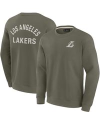 Fanatics - And Los Angeles Lakers Super Soft Pullover Crew Sweatshirt - Lyst