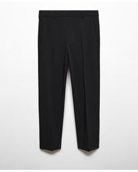 Mango - Slim Fit Stretch Pants - Lyst