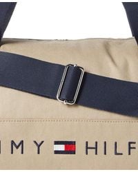 Tommy Hilfiger - Jackson Canvas Logo Duffle Bag - Lyst