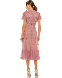 open lace back dress Ashley Lauren 11193 Mother of the Bride Marble – Glass Slipper Formals main image 1