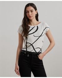 Ralph Lauren - Logo-print Short-sleeve Top - Lyst