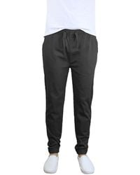 Galaxy By Harvic - Basic Stretch Twill joggers - Lyst