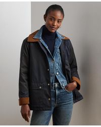 Ralph Lauren - Cord-collar Waxed Jacket - Lyst