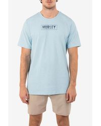 Hurley - Evd H2o-dri Box Lines Slub Short Sleeves T-shirt - Lyst