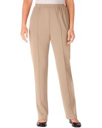 Woman Within - Within The Hassle-free Elastic-waist Soft Knit Pant - Lyst