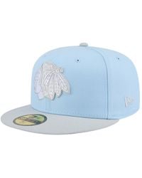 KTZ - /gray Chicago Blackhawks Color Pack Two-tone 59fifty Fitted Hat - Lyst