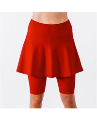 Calypsa - Midi Swim Skort - Lyst