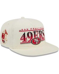 KTZ - San Francisco 49ers Throwback Corduroy Golfer Snapback Hat - Lyst