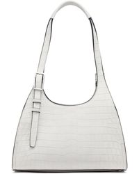 Calvin Klein - Quill Soft Croco Shoulder - Lyst