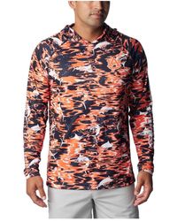 Columbia - Auburn Tigers Pfg Terminal Tackle Omni-shade Rippled Long Sleeve Hooded T-shirt - Lyst