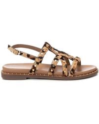 Xti - Carmela Leather Fashion Sandals By - Lyst